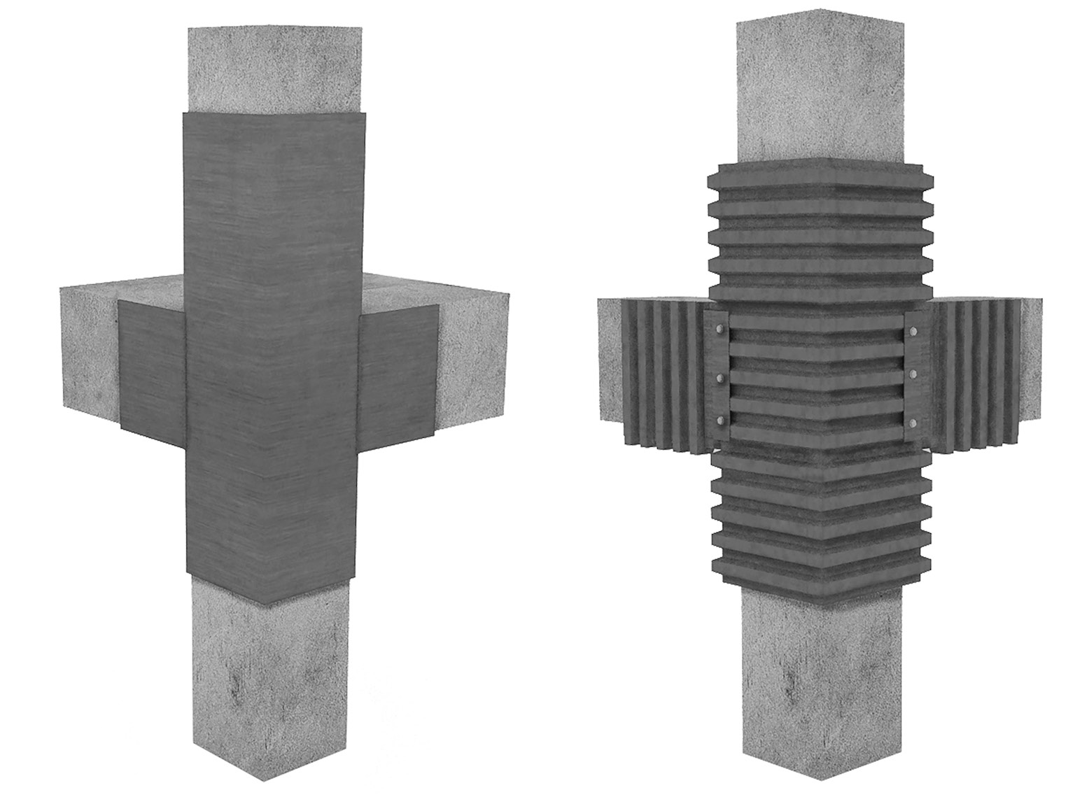 Incamiciatura in acciaio: tecniche di intervento per edifici esistenti in cemento armato Fasciature