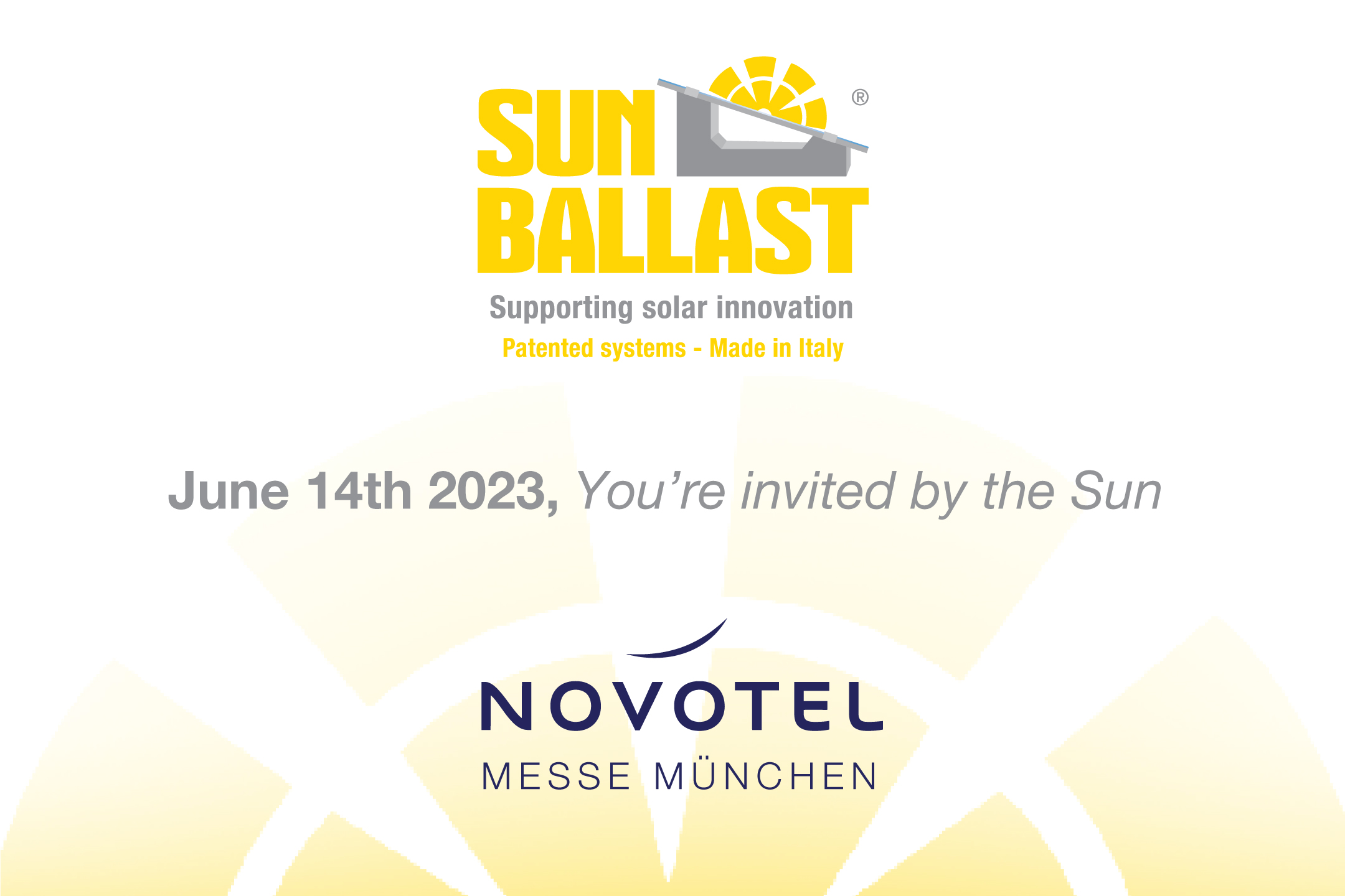Sun Ballast presenta le soluzioni per il fotovoltaico con un evento a Monaco 02 14