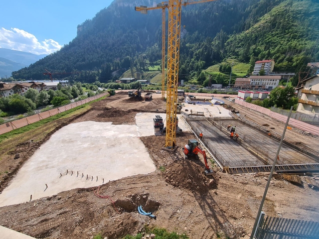 Olimpiadi 2026 Milano-Cortina: al via il cantiere del Villaggio Olimpico di Predazzo Padiglione Olimpico Predazzo