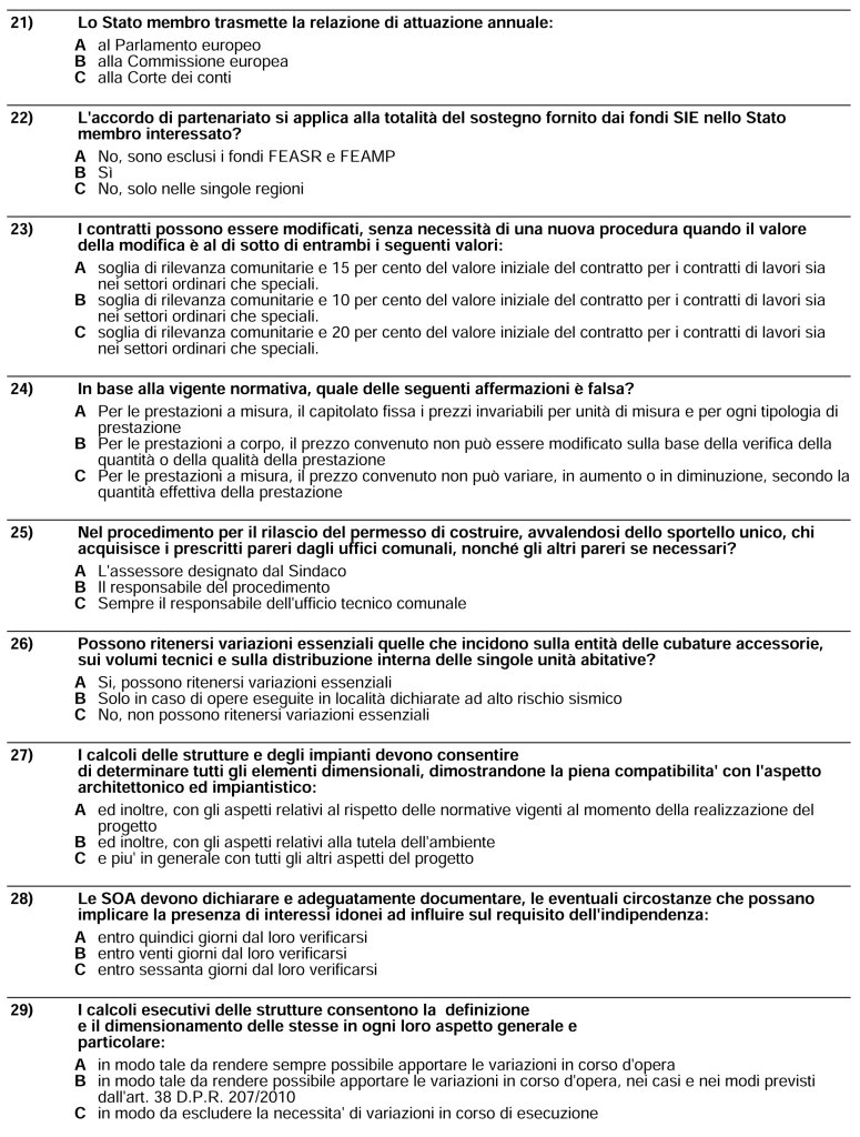 Preparazione Concorso Coesione Sud 2200 posti: tracce d'esame anni precedenti e consigli ft 11 giugno ore 1500 busta 3 domande 3