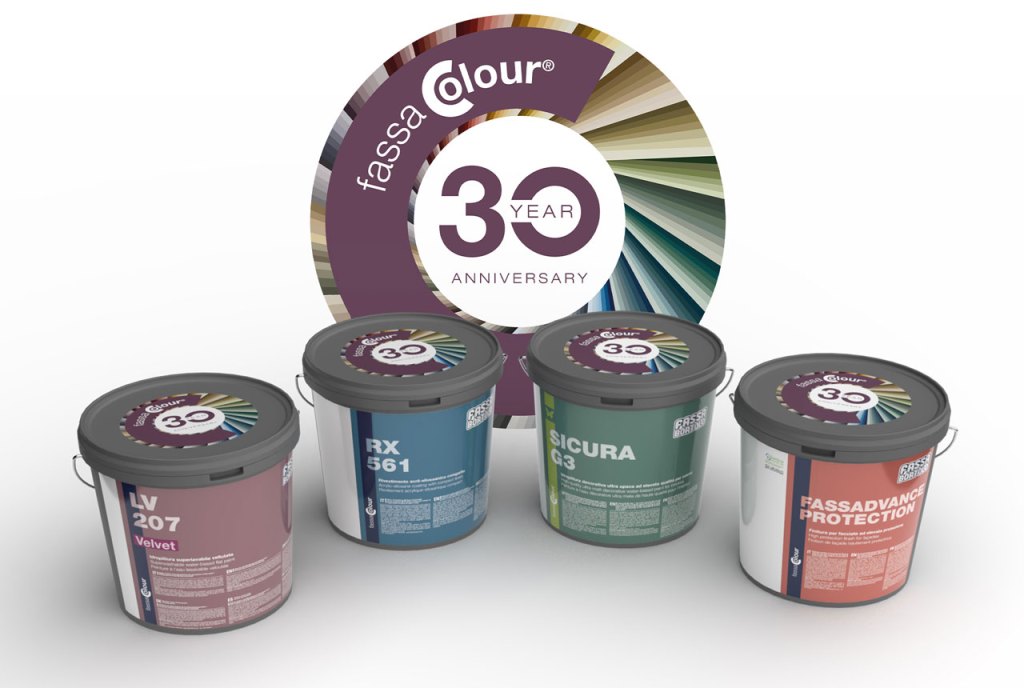Fassa Bortolo celebra 30 anni di colore: crescita, innovazione e nuovi progetti Latte fassaColour