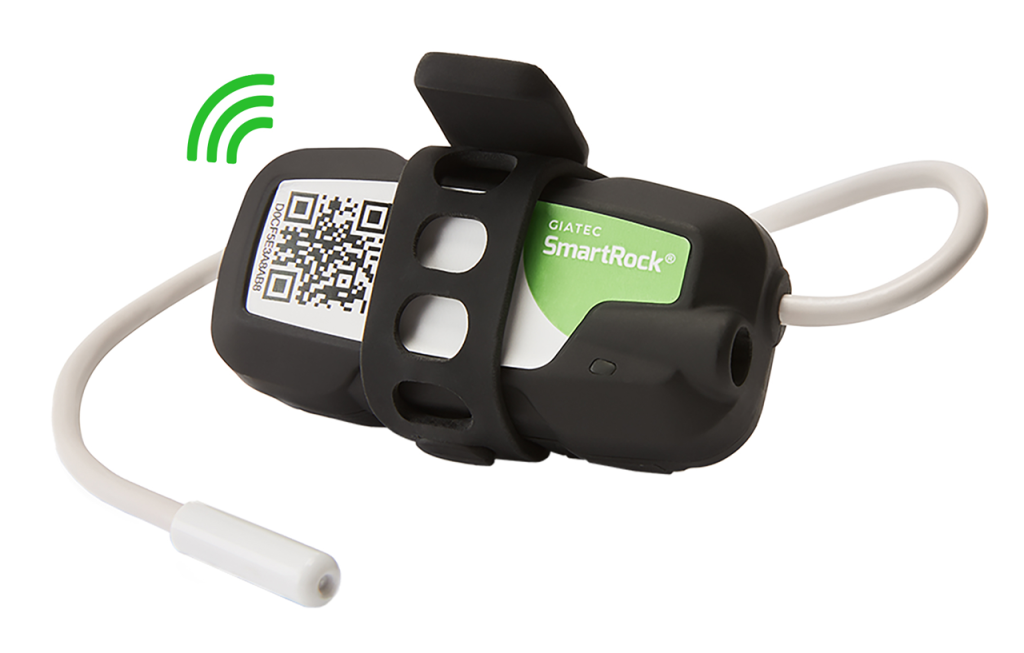 Monitoraggio digitale del calcestruzzo in opera: come funziona SmartRock Giatec 1 Monitoraggio digitale del calcestruzzo in opera: come funziona SmartRock Giatec SMARTROCK