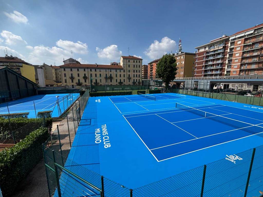 Riqualificazione dei campi in superficie veloce al Tennis Club Milano Bonacossa: sinergia tra Heidelberg Materials e Play It Tennis Club Bonacossa 2w