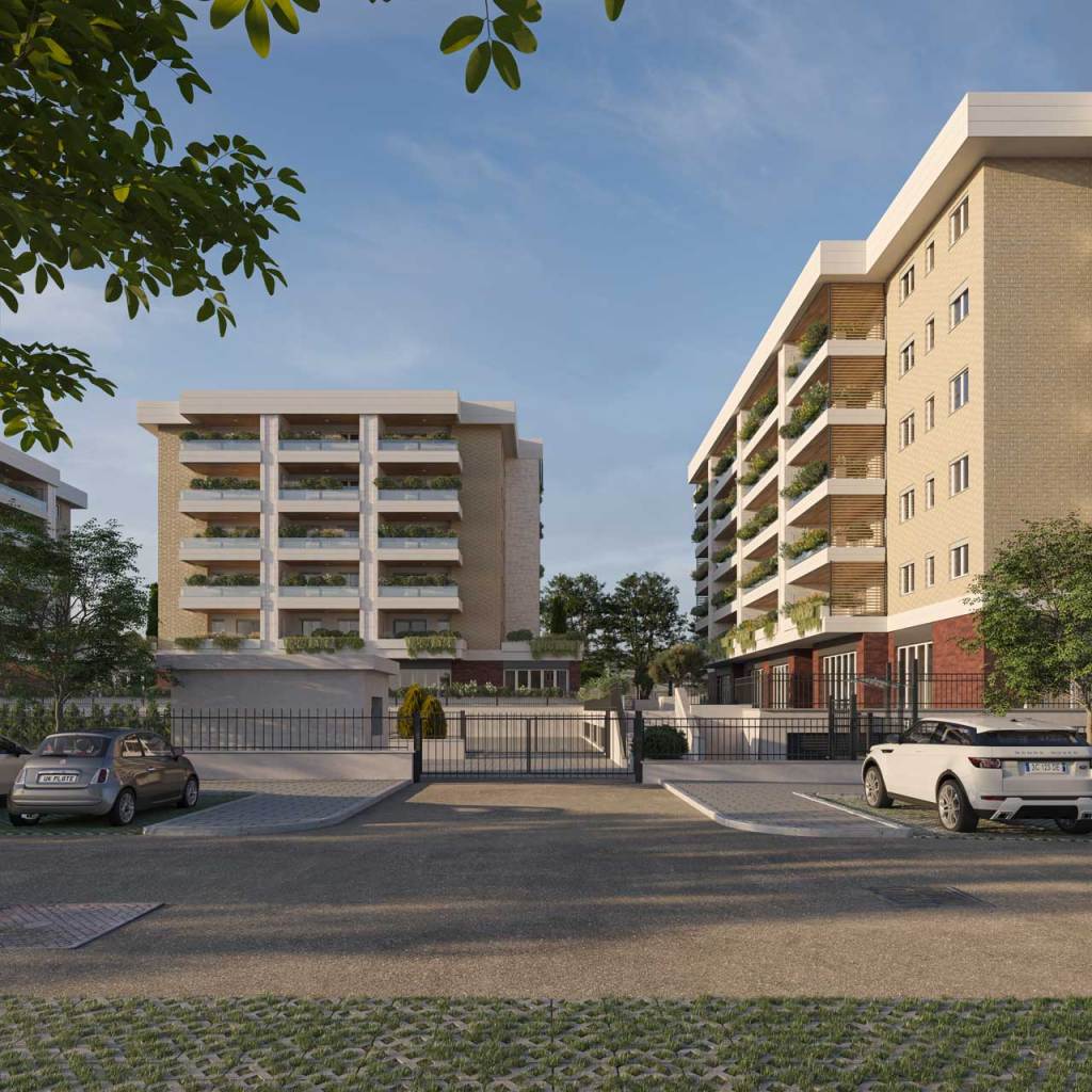 Città Verde a Roma: 440 alloggi gas free con VMC integrata per il nuovo quartiere sostenibile Z4 02 piante
