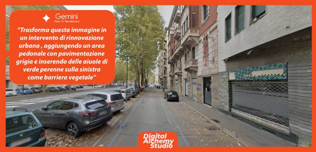 Architectural Prompting: da Street View alla sezione, progettare il paesaggio urbano con Nano Banana 4 Architectural Prompting: da Street View alla sezione, progettare il paesaggio urbano con Nano Banana 04 digitalalchemystudio