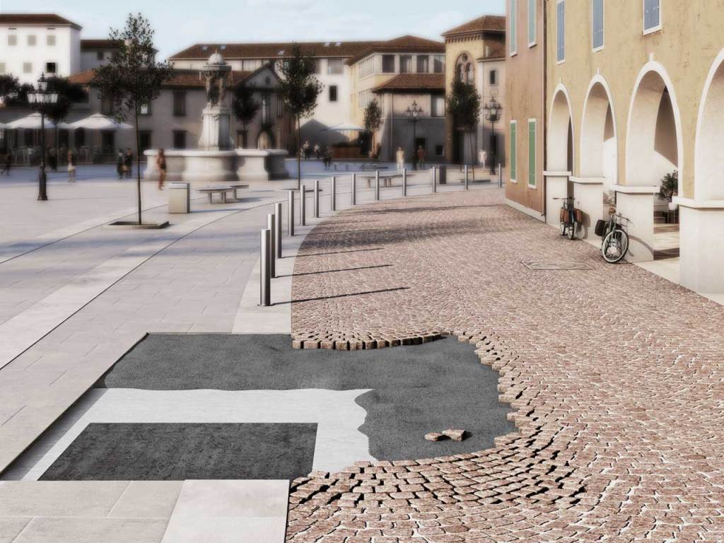 Pavimentazioni urbane in pietra naturale: durabilità e alte prestazioni con i sistemi FASSAFLOOR PAVÉ 2 Pavimentazioni urbane in pietra naturale: durabilità e alte prestazioni con i sistemi FASSAFLOOR PAVÉ Fassa Bortolo render applicazione strati