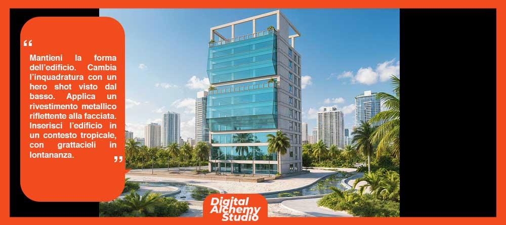 Architectural Prompting: visualizzare in Nano Banana un modello 3D grezzo 04 DigitalAlchemyStudio IMG4