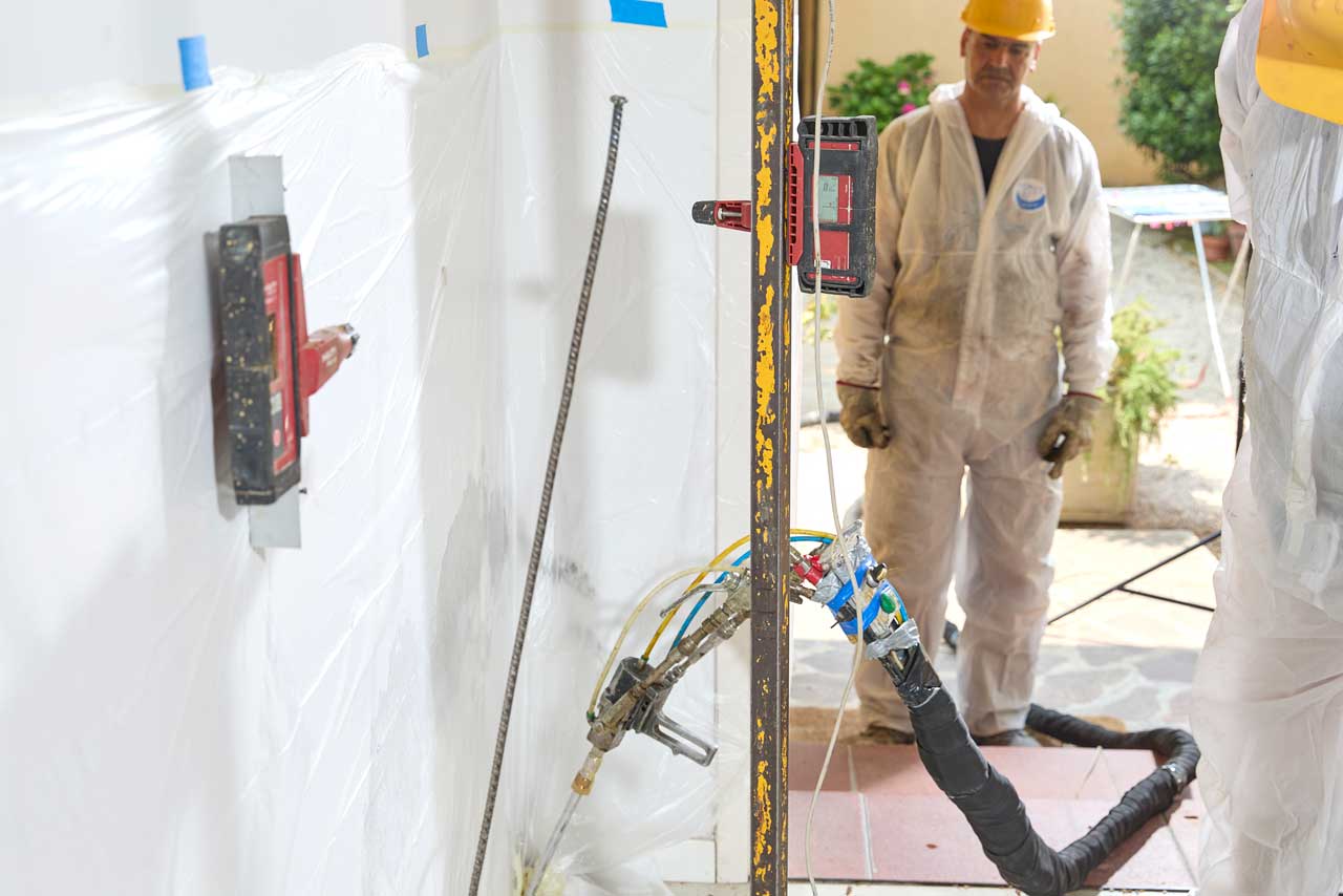 Consolidamento fondazioni con tecnica mista: un nuovo caso con micropali e resine SYStab Cesenatico 06 25 210