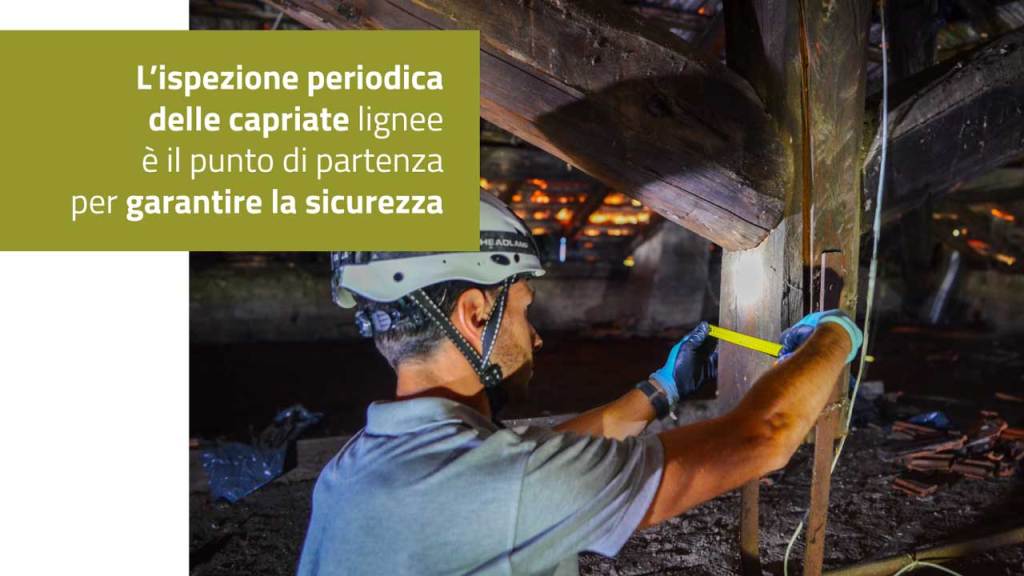 Capriate lignee: l’importanza di conoscerle prima di intervenire 01 ispezione capriate