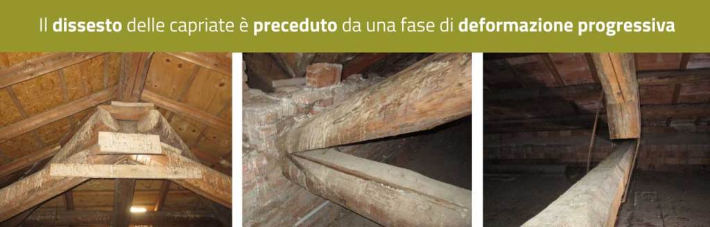 Capriate lignee: l’importanza di conoscerle prima di intervenire 02 dissesti capriate