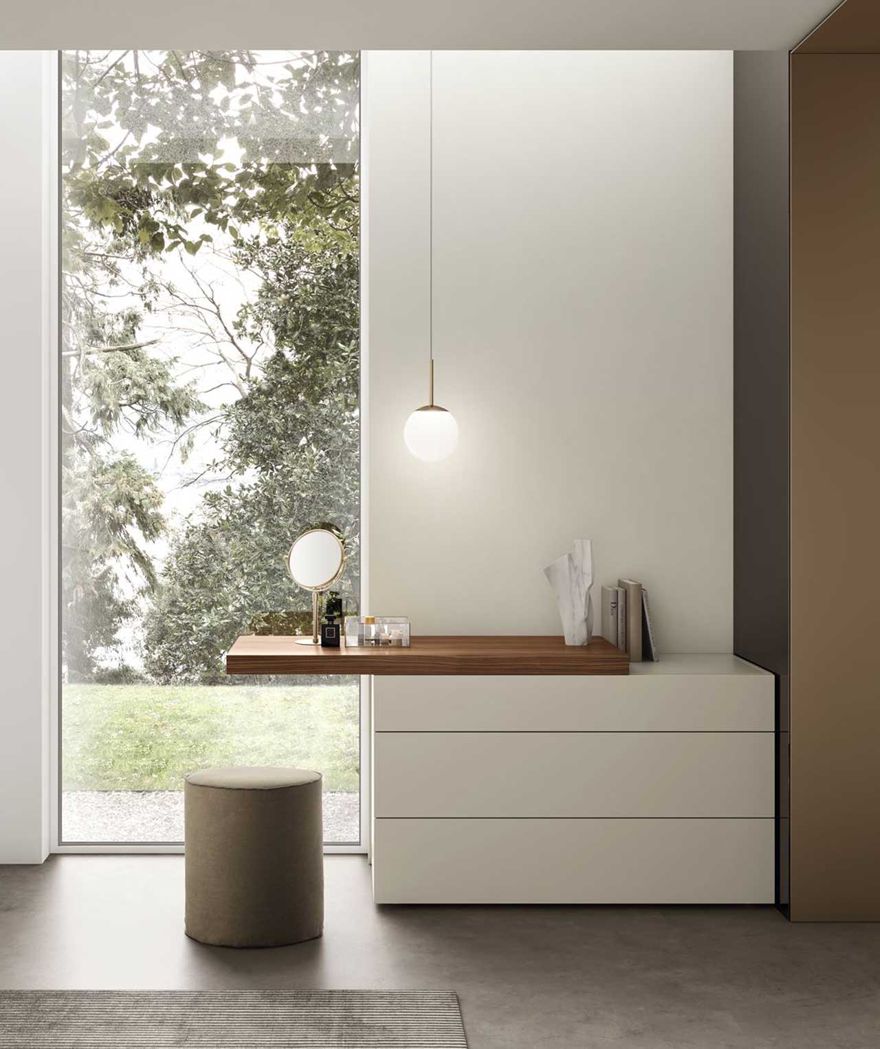 Zona notte multifunzionale: come integrare letto, home office e angolo vanity SETA