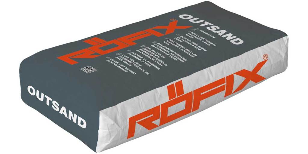 RÖFIX OUTSAND: la sabbia polimera per fughe durevoli nelle pavimentazioni esterne Verpackungsbild RoFIX OUTSAND Screen 1
