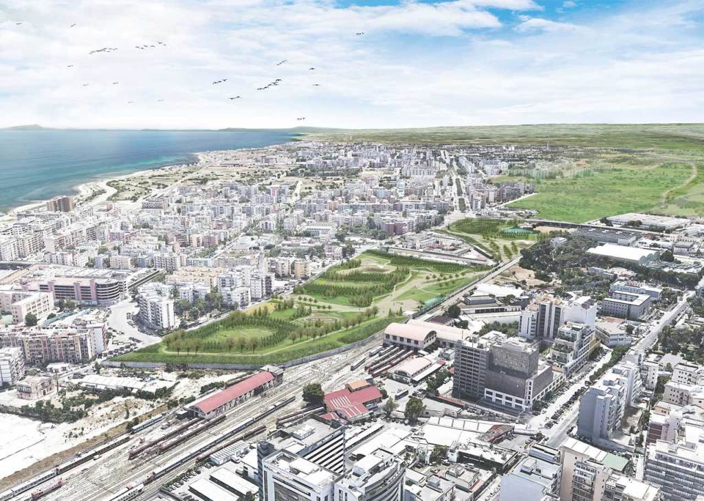 Parco della Rinascita di Bari: rigenerazione urbana e percorsi drenanti con i.idro DRAIN 1 Parco della Rinascita di Bari: rigenerazione urbana e percorsi drenanti con i.idro DRAIN Parco Rinascita Vista aerea @studiorp