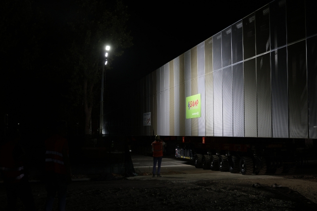 Nuova passerella pedonale a Linate: completato il varo del collegamento tra parcheggio P4, M4 e aeroporto 0N5A7082 tn