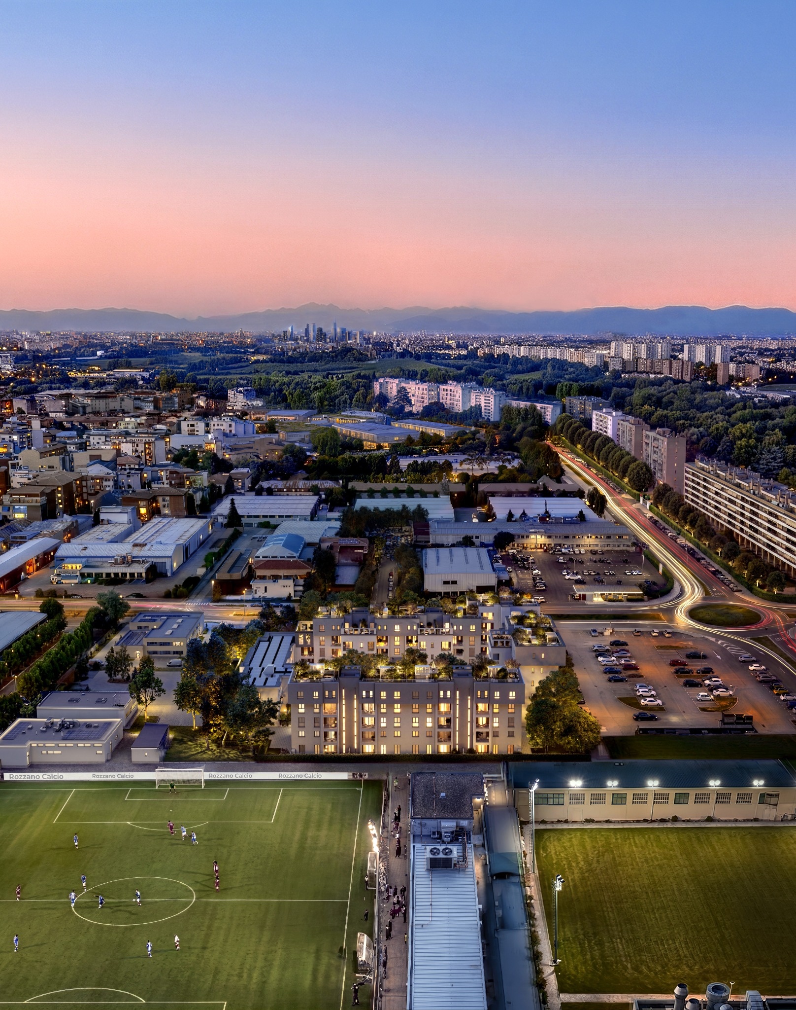 Rigenerazione urbana e recupero del costruito: meno consumo di suolo, più qualità urbana Arcadia Living progetto di complesso residenziale in costruzione su unarea dismessa a Rozzano MI 011